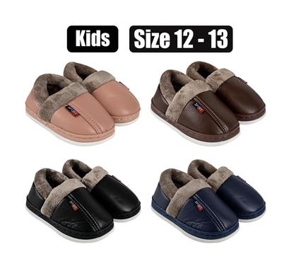 SLIPPER KIDS W/LINING SIZE 12-13