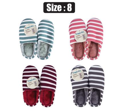 SLIPPER SLIP-IN STRIPE SIZE 8