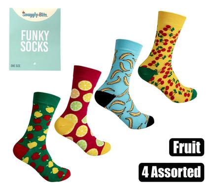 SOCKS UNISEX FRUIT DESIGNS