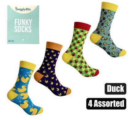 SOCKS UNISEX DUCK DESIGNS