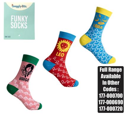 SOCKS UNISEX ZODIAC LEO/VIRGO/LIBRA