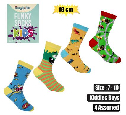 SOCKS KIDS BOYS SIZE 7-10 (18cm)