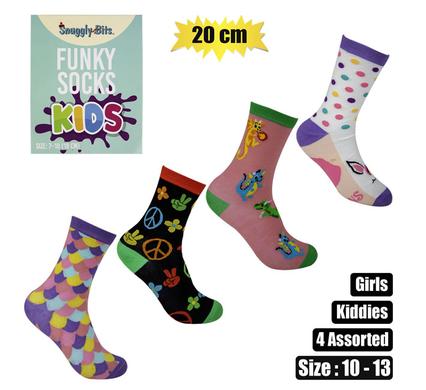 SOCKS KIDS GIRLS SIZE 10-13 (20cm)