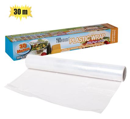DISPOSABLE ROLL PLASTIC WRAP 30cmx30m