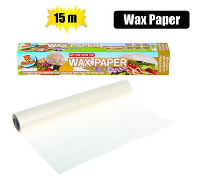 DISPOSABLE ROLL WAX PAPER 30cmx15m