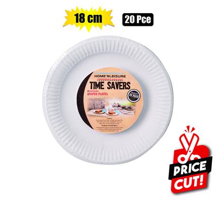 PICNIC PLATES PAPER 18cm 20PCE