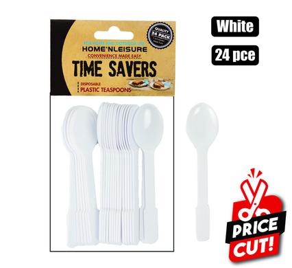 CUTLERY PL TEASPOONS 24PCE