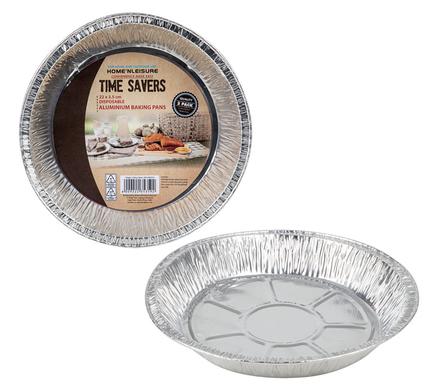 BAKING-PAN ALUM-FOIL 2PCE 22x3.5cm