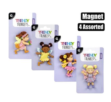 MAGNET POLY FAIRY 4 ASSTD