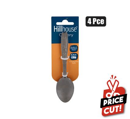 CUTLERY TEASPOONS 4PC ROSE HILLHOUSE