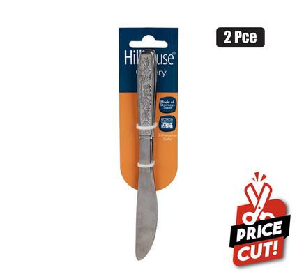 CUTLERY KNIVES 2PCE ROSE HILLHOUSE