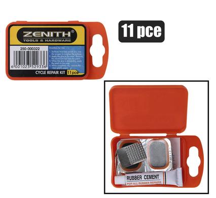 CYCLE REPAIR-KIT 11PCE PL-BOX     ZENITH