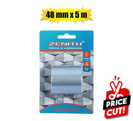 TAPE DUCTING GREY  48mmx5m        ZENITH