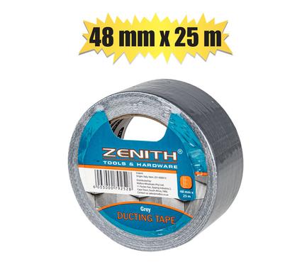 TAPE DUCTING GREY  48mmx25m       ZENITH