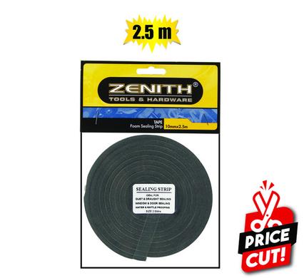 TAPE FOAM SEALING-STRIP 10mmx2.5m ZENITH