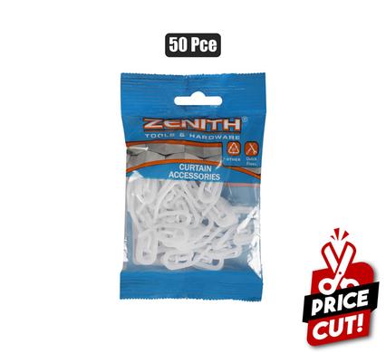 CURTAIN HOOKS ACETYL R6 PACK-50   ZENITH