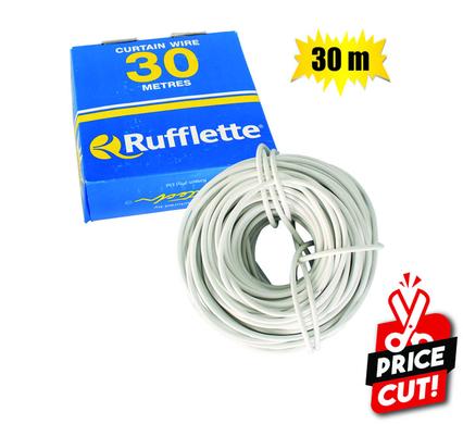 CURTAIN WIRE PLASTIC-CTD 30m         BOX