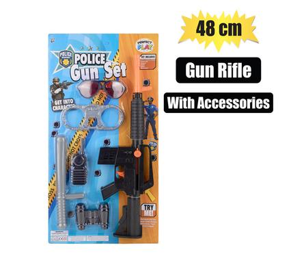 GUN RIFLE 48cm W/ACCESSORY SET