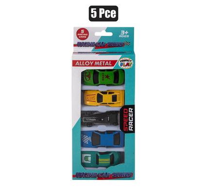 DIE CAST SET 5PC RACER SET