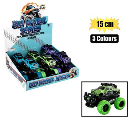 VEHICLE JEEP MONSTER STUNT 15cm