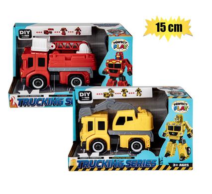 VEHICLE TRUCK TRANSFORM 15cm ASSTD
