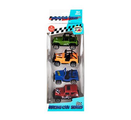 VEHICLE JEEP BRIGHT 4pc 27x19cm EACH