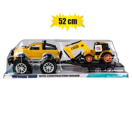 VEHICLE FRICTION JEEP TRAILER SET 52cm