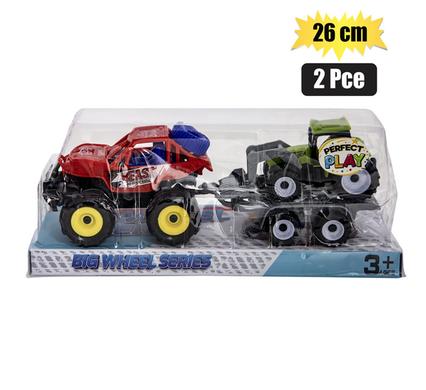VEHICLE JEEP  FRICTION W/FARM P/B 26cm
