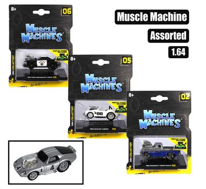 MAISTO DINKY 1:64 MUSCLE MACHINES ASSTD