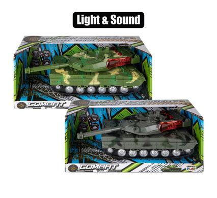BATTERY OPERATED TANK W/SOUND & LIGHT 19