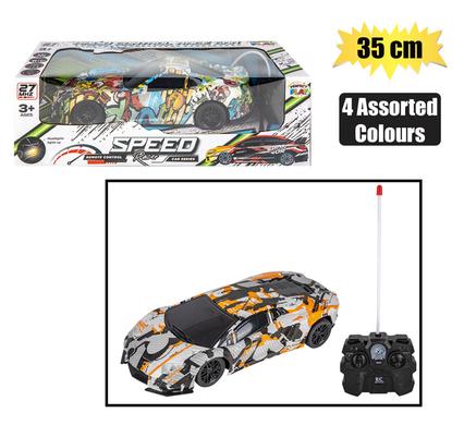 BATTERY OPERATED RC RACER GRAFFITI 35cm