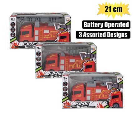 BATTERY OPERATED FIRE RESCUE CAR 21cm