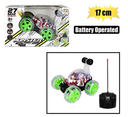 BATTERY OPERATED RC STUNT CAR GRAFF 17cm