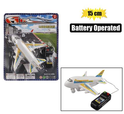 BATTERY OPERATED PLANE LC 15x15cm
