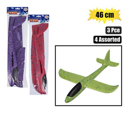 BOYS PLAYSET GLIDER FOAM PLANE 46cm