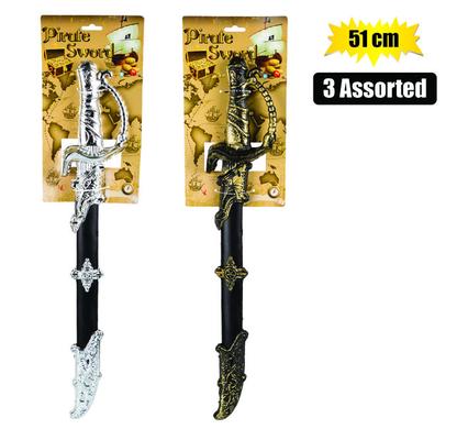 BOYS PLAYSET SWORD PIRATE 51cm