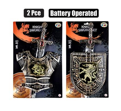 BOYS PLAYSET SWORD KNIGHT SET 2PC