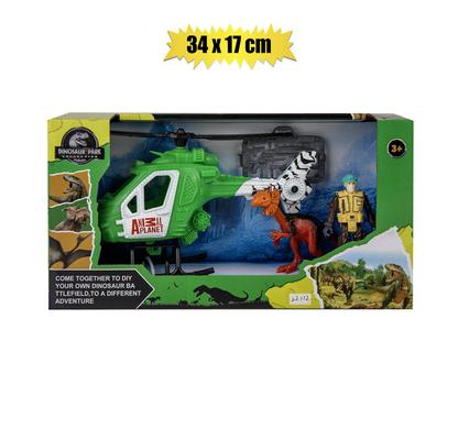 BOYS PLAYSET DINOSAUR WORLD 34x17cm