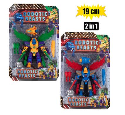 BOYS PLAYSET FIG ANIMAL TRANSFORM 19cm