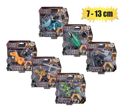 BOYS PLAYSET FIGURINE MECHA BEAST 7-13cm