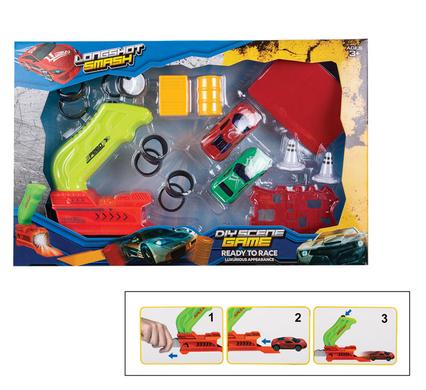BOYS PLAYSET CATAPULT RACER SET 35cm