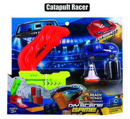BOYS PLAYSET CATAPULT RACER SET 23cm