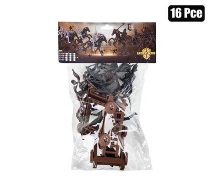 BOYS PLAYSET FIGURINES AND HORSE 16PC