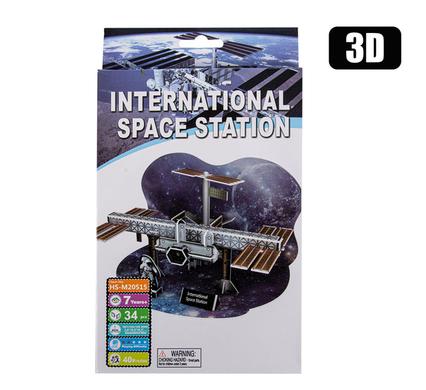 PUZZLE 3D BOARD INTERNATIONAL SPACE STAT