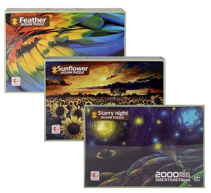 PUZZLE JIGSAW ASSORTED 2000PC