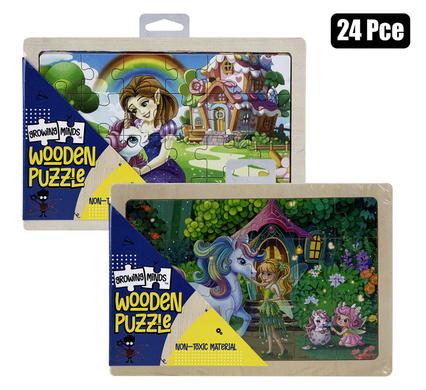 PUZZLE WOOD 22.4x14.8 24PCS