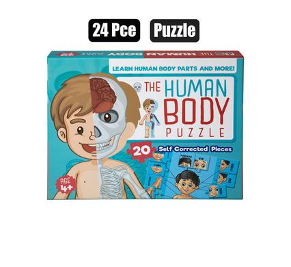 PUZZLE JIGSAW THE HUMAN BODY 24PC