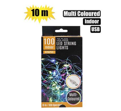 LIGHT FAIRY LED-100x COL 10m USB