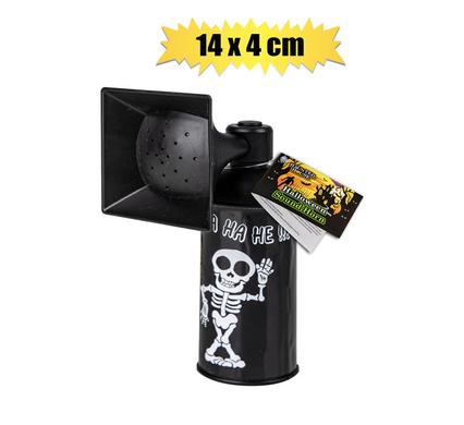 HALLOWEEN DECOR SOUND HORN B/O 14x4cm