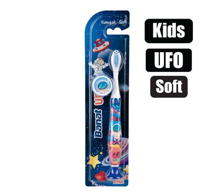 TOOTH BRUSH W/CAP KIDS UFO SOFT BRISTLES